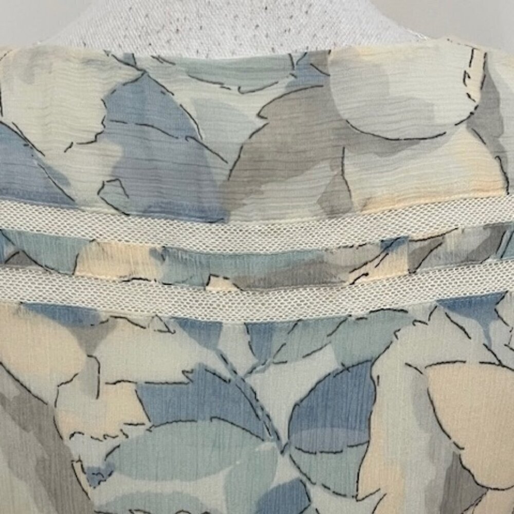 Anthropologie Moulinette Soeurs Montserrat Dress Silk Blend Muted Floral Size 2 - Picture 5 of 7